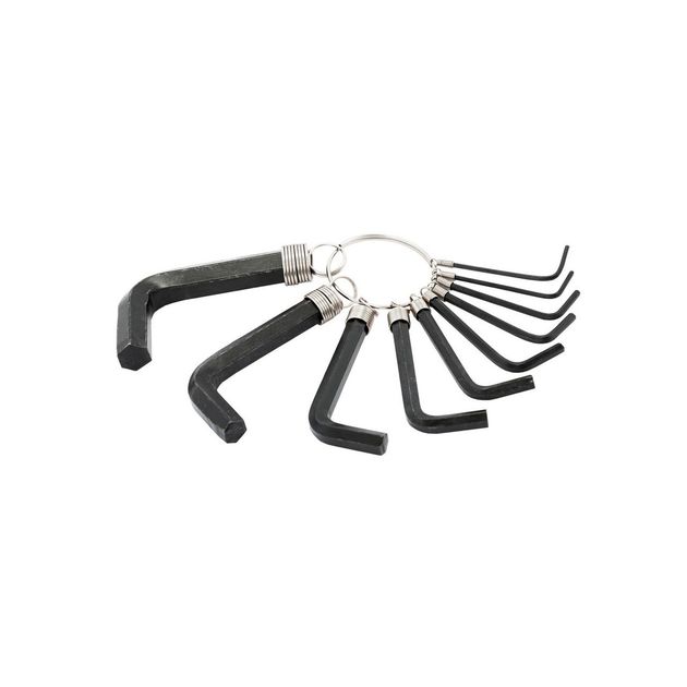 Ключи шестигранные MASTERTOOL CrV 1,5-10 мм 10 шт 75-0954, фото  | SNABZHENIE.com.ua