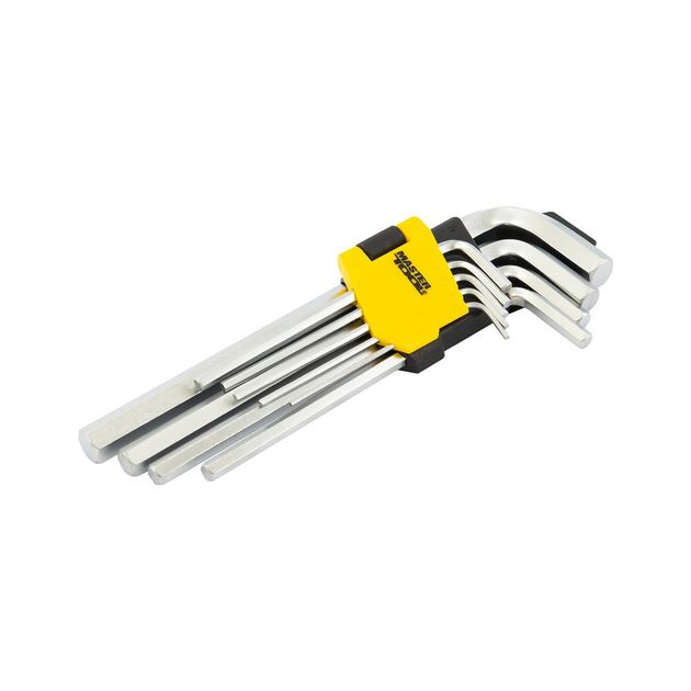 Ключи шестигранные MASTERTOOL CrV 1,5-10 мм набор 9 шт 75-0956, фото  | SNABZHENIE.com.ua