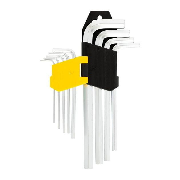 Ключі шестигранні MASTERTOOL CrV 1,5-10 мм набір 9 шт 75-0956, фото , зображення 3 | SNABZHENIE.com.ua Ключі шестигранні MASTERTOOL CrV 1,5-10 мм набір 9 шт 75-0956, фото , зображення 3 | SNABZHENIE.com.ua