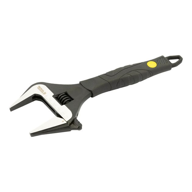 Ключ разводной MASTERTOOL 250 мм 0 – 50 мм тонкие губки CrV рукоятка с TPR накладкой 76-0323, фото  | SNABZHENIE.com.ua