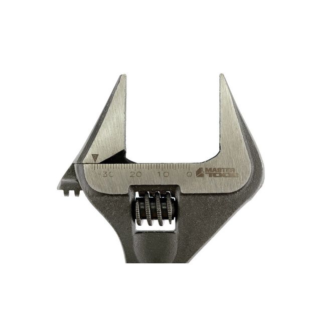 Ключ разводной MASTERTOOL 200 мм 0 – 38 мм тонкие губки CrV рукоятка с TPR накладкой 76-0322, фото , зображення 4 | SNABZHENIE.com.ua