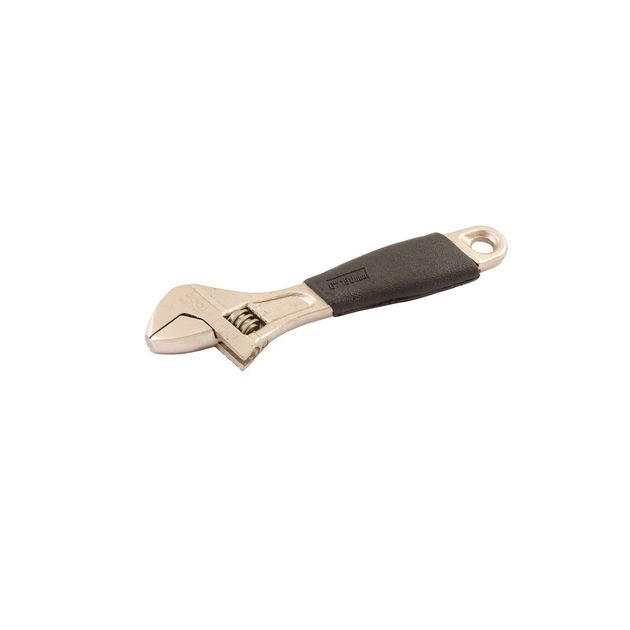 Ключ разводной MASTERTOOL 150 мм, C45/Ni, рукоятка TPR 76-0121, фото  | SNABZHENIE.com.ua