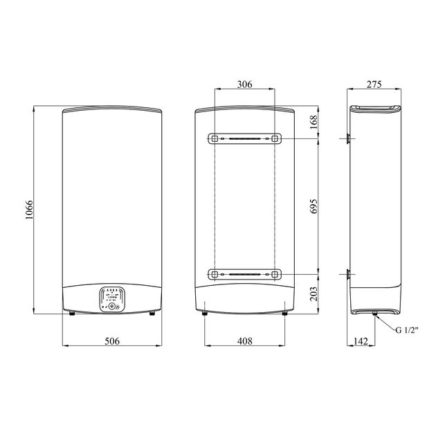 Водонагреватель Ariston VLS EVO 80 EU с мокрым ТЭНом, фото  | SNABZHENIE.com.ua