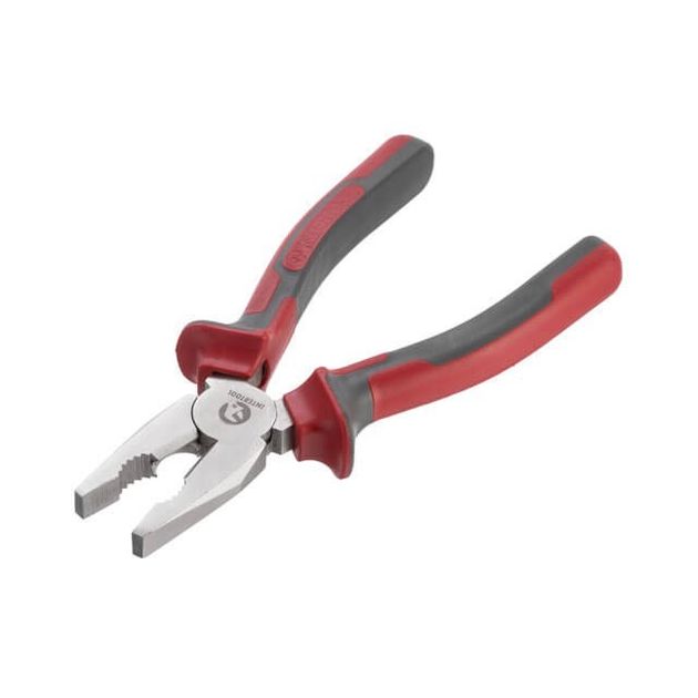 Плоскогубцы 200 мм С55 INTERTOOL HT-0106, фото  | SNABZHENIE.com.ua