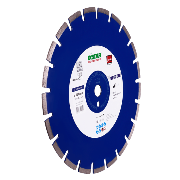Диск алмазный DISTAR Super 350 x 3,2/2,2 x 25,4-11,5-21-ARP 40 x 3,2 x 8+2, фото , изображение 2 | SNABZHENIE.com.ua