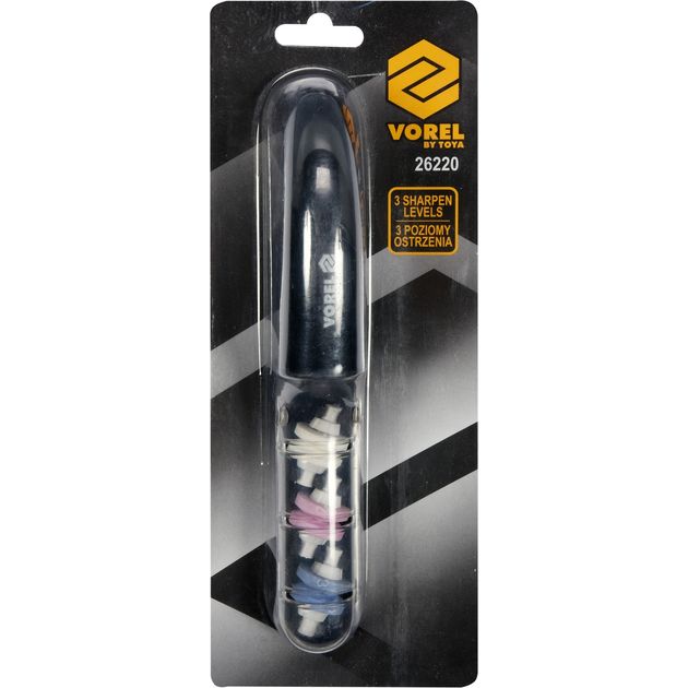 Точилка для ножів VOREL з 3 положеннями (VO-26220), фото , зображення 3 | SNABZHENIE.com.ua