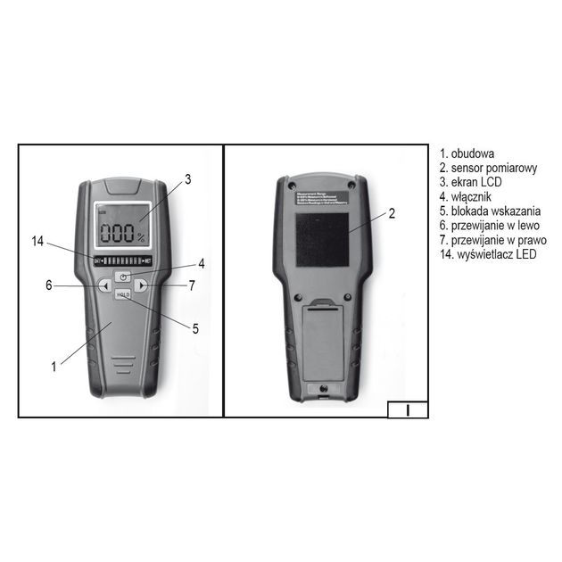 Гидрометр для дерева VOREL (VO-81771), фото , зображення 2 | SNABZHENIE.com.ua
