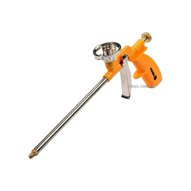 Пістолет для нанесення монтажної піни VOREL з аплікатором, L= 300 мм [20/360], фото  | SNABZHENIE.com.ua