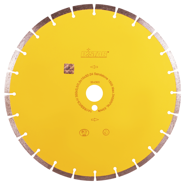 Диск алмазний ріжучий по пісковику DISTAR Sandstone HIT 1500 400 x 3,8/2,8 x 10 x 32-28 1A1RSS/C2 (14327139026), фото  | SNABZHENIE.com.ua