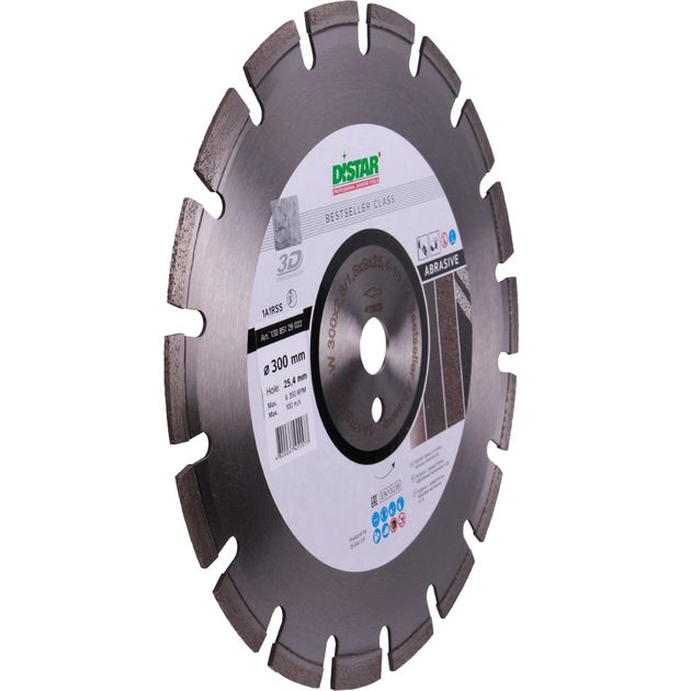 Круг алмазный DISTAR Bestseller 300x2,8/1,8x25,4-11,5-18-ARP, фото , изображение 4 | SNABZHENIE.com.ua