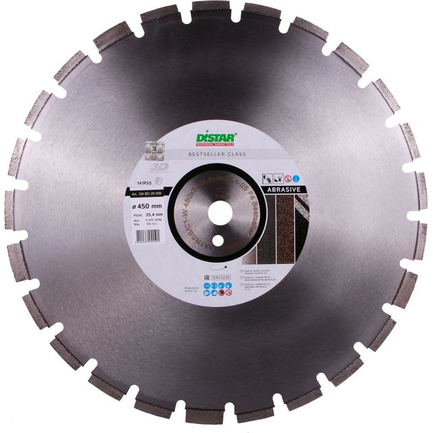 Круг алмазный отрезной DISTAR Bestseller 450x3,8/2,8x25,4-11,5-25-ARP 40, фото  | SNABZHENIE.com.ua