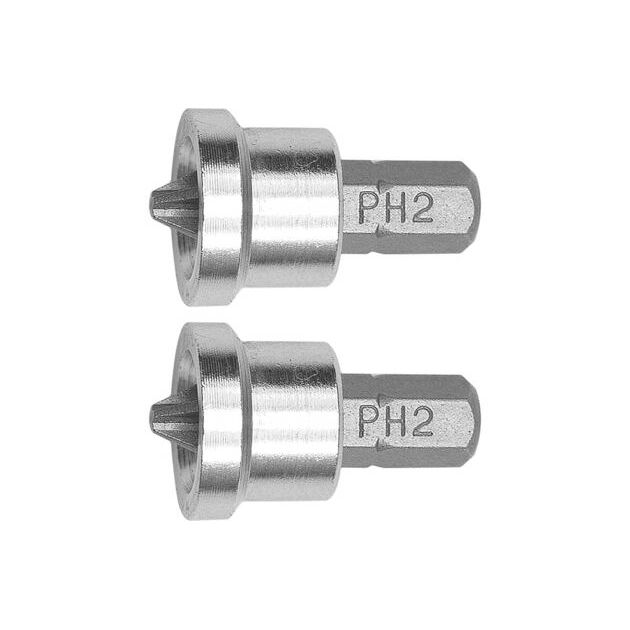 Насадка VOREL для гіпсокартону Phillips PH2 x 25 мм (2 шт/уп), фото  | SNABZHENIE.com.ua
