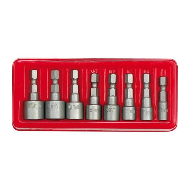 Набор бит для отвертки VOREL HEX 1/4, M5-13 мм, 8 шт., фото  | SNABZHENIE.com.ua