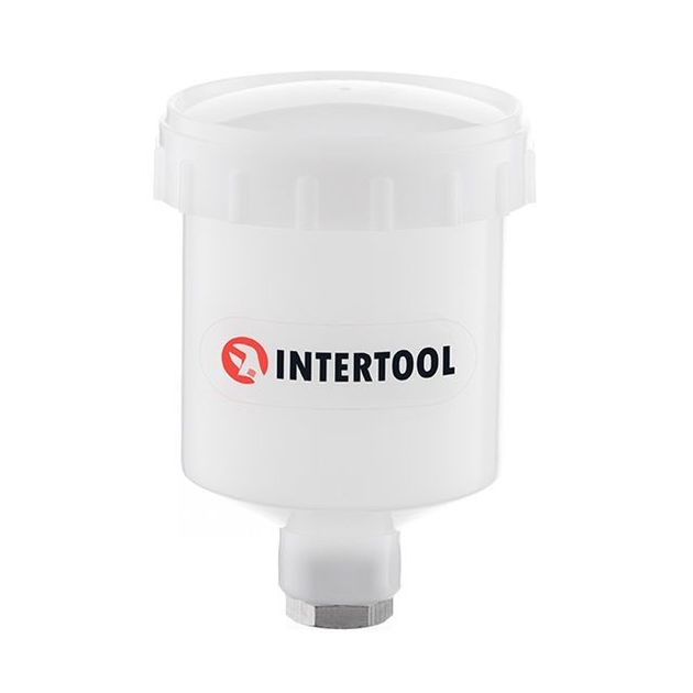 Бачок пластиковый INTERTOOL PT-1900, 125мл для HVLP мини, фото  | SNABZHENIE.com.ua