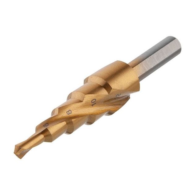 Ступенчатое сверло по металлу INTERTOOL SD-5833, 4-12 мм, фото , изображение 2 | SNABZHENIE.com.ua