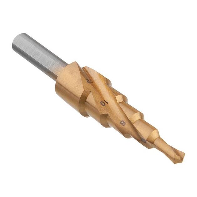 Ступенчатое сверло по металлу INTERTOOL SD-5833, 4-12 мм, фото , изображение 4 | SNABZHENIE.com.ua