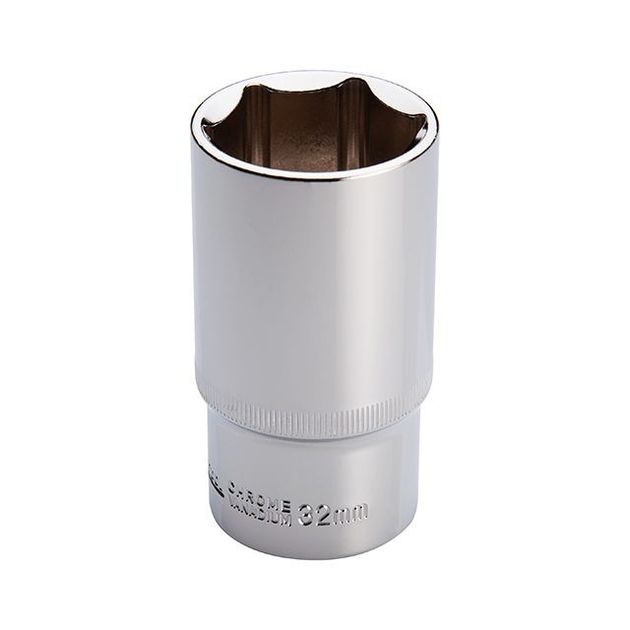 Удлиненная шестигранная головка 1/2", 32мм, Хром-Ванадий INTERTOOL, фото , изображение 2 | SNABZHENIE.com.ua Удлиненная шестигранная головка 1/2", 32мм, Хром-Ванадий INTERTOOL, фото , изображение 2 | SNABZHENIE.com.ua