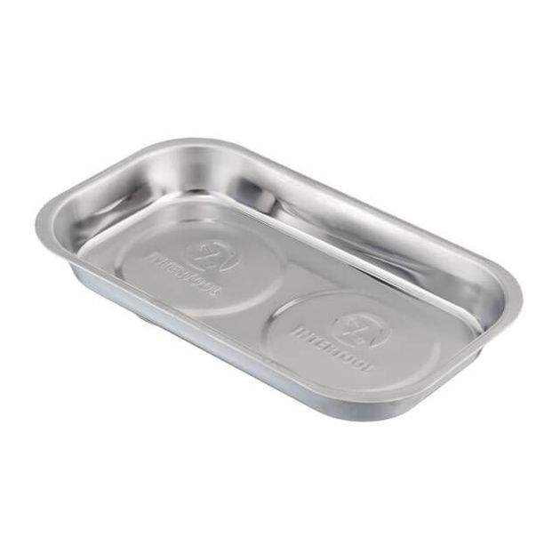 Двойная магнитная тарелка 136×237×28 мм INTERTOOL ET-1053, фото  | SNABZHENIE.com.ua