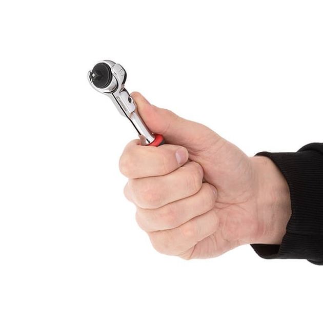 Рукоятка с храповым механизмом поворотная, 72 зуба 1/4", Cr-V STORM INTERTOOL ET-8007, фото , зображення 6 | SNABZHENIE.com.ua Рукоятка с храповым механизмом поворотная, 72 зуба 1/4", Cr-V STORM INTERTOOL ET-8007, фото , зображення 6 | SNABZHENIE.com.ua