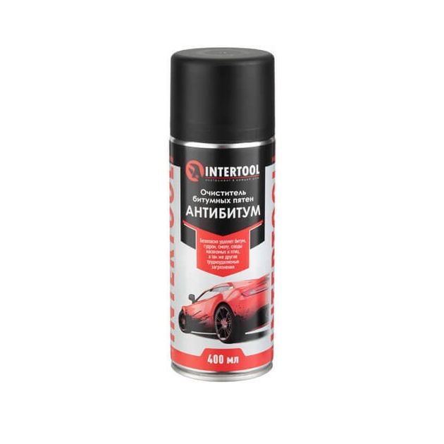 Очиститель бітумних плям, аерозоль 400 мл INTERTOOL FS-6940, фото  | SNABZHENIE.com.ua