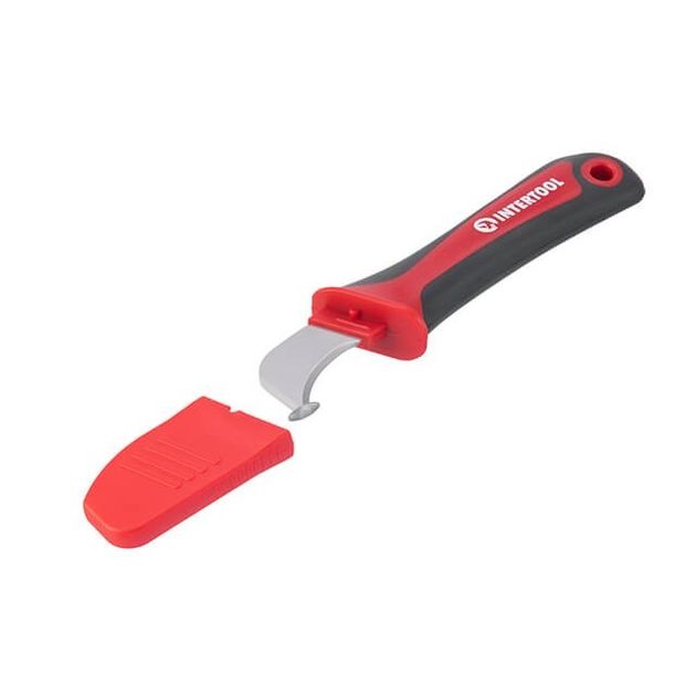 Нож для снятия изоляции INTERTOOL HT-0562 с пяткой, фото  | SNABZHENIE.com.ua