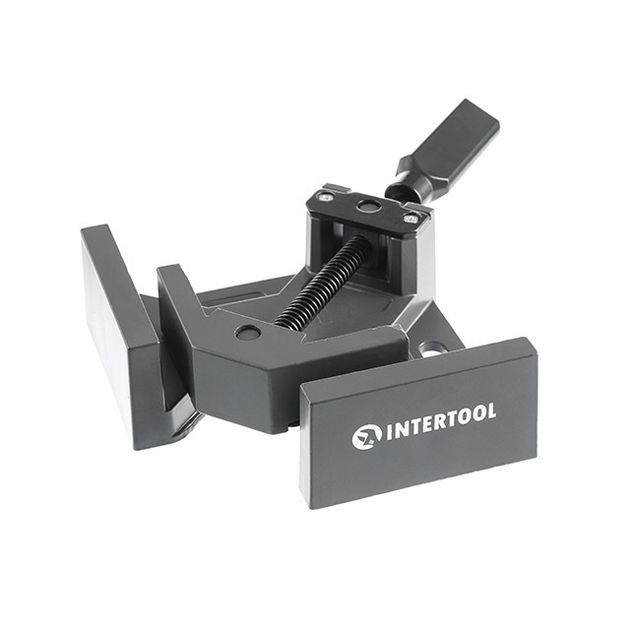 Струбцина кутова 90 градусів, ширина захвату 70 мм, внутрішня INTERTOOL HT-6043, фото , зображення 3 | SNABZHENIE.com.ua