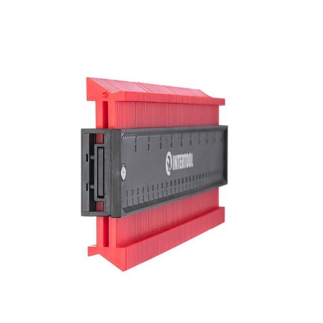 Шаблон для копіювання контуру 250мм, ABS, з фіксатором INTERTOOL MT-0025, фото , зображення 6 | SNABZHENIE.com.ua