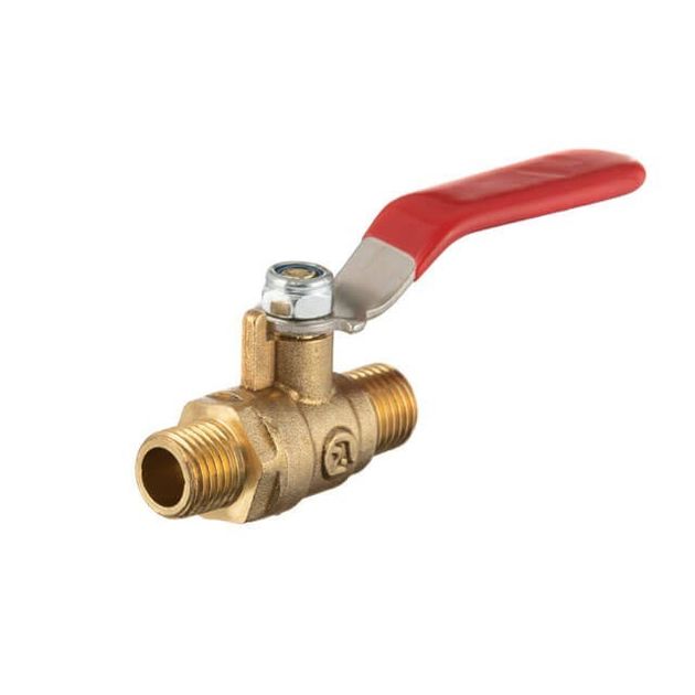 Кран шаровый латунный 1/4-1/4, STORM INTERTOOL PT-1882, фото  | SNABZHENIE.com.ua