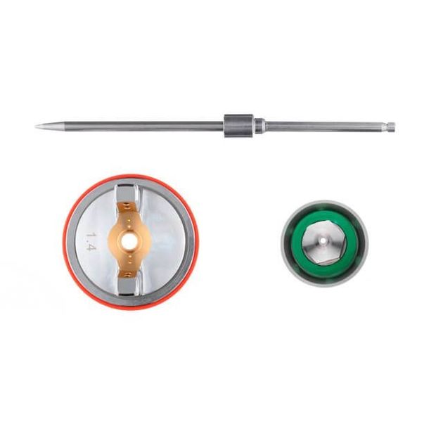 Комплект форсунок 1.4мм для краскопультов HVLP II INTERTOOL PT-2114, фото  | SNABZHENIE.com.ua