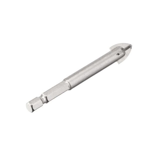 Сверло по склу та кераміці 12 мм HEX 1/4'' (6.35 mm) INTERTOOL SD-0292, фото , зображення 2 | SNABZHENIE.com.ua Сверло по склу та кераміці 12 мм HEX 1/4'' (6.35 mm) INTERTOOL SD-0292, фото , зображення 2 | SNABZHENIE.com.ua