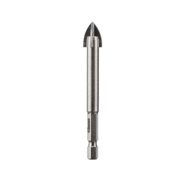 Сверло по склу та кераміці 12 мм HEX 1/4'' (6.35 mm) INTERTOOL SD-0292, фото , зображення 3 | SNABZHENIE.com.ua Сверло по склу та кераміці 12 мм HEX 1/4'' (6.35 mm) INTERTOOL SD-0292, фото , зображення 3 | SNABZHENIE.com.ua