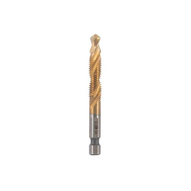 Метчик-сверло M8X1.25 INTERTOOL SD-5847, фото , изображение 3 | SNABZHENIE.com.ua Метчик-сверло M8X1.25 INTERTOOL SD-5847, фото , изображение 3 | SNABZHENIE.com.ua