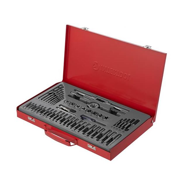Набор плашек и метчиков M3-M12, 52 ед INTERTOOL SD-8052, фото  | SNABZHENIE.com.ua
