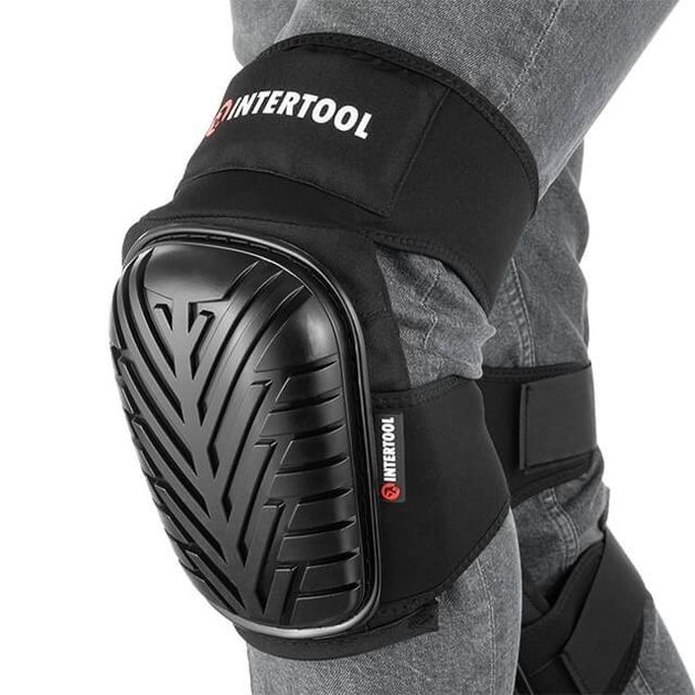 Защитные наколенники с гелевыми подушками и ПВХ накладками INTERTOOL SP-0056, фото , изображение 3 | SNABZHENIE.com.ua Защитные наколенники с гелевыми подушками и ПВХ накладками INTERTOOL SP-0056, фото , изображение 3 | SNABZHENIE.com.ua
