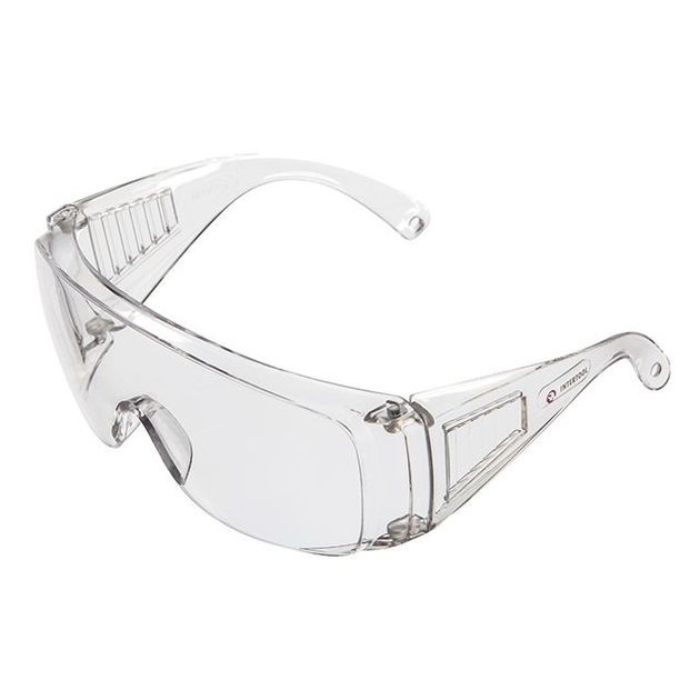 Очки захисні прозорі INTERTOOL SP-0081 з полікарбонатними лінзами та заушниками, захист від ударів, оптичний клас 1., фото , зображення 3 | SNABZHENIE.com.ua