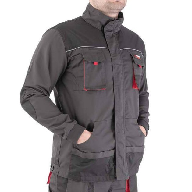 Куртка рабочая INTERTOOL SP-3005, 80% полиэстер, 20% хлопок, XXL, фото , изображение 3 | SNABZHENIE.com.ua Куртка рабочая INTERTOOL SP-3005, 80% полиэстер, 20% хлопок, XXL, фото , изображение 3 | SNABZHENIE.com.ua