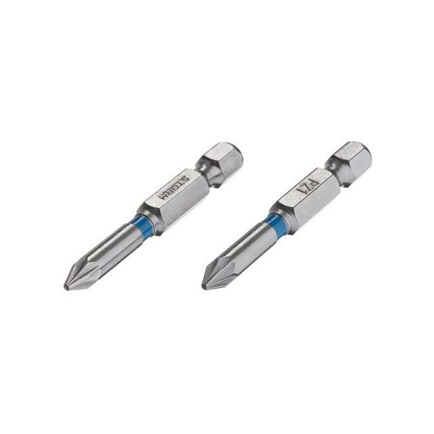 Комплект отверточних насадок PZ1 1/4*50мм, S2, уп. 2шт., STORM INTERTOOL VT-0214, фото  | SNABZHENIE.com.ua