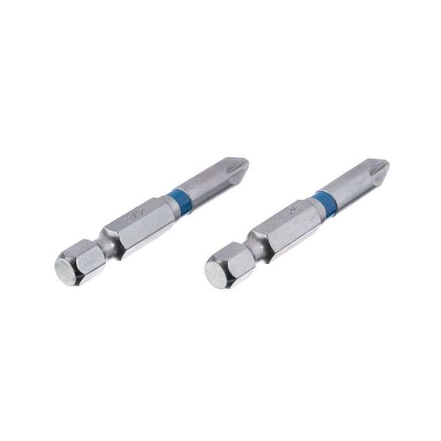 Комплект отверточних насадок PZ2 1/4*50мм, S2, уп. 2шт., STORM INTERTOOL VT-0215, фото , зображення 2 | SNABZHENIE.com.ua
