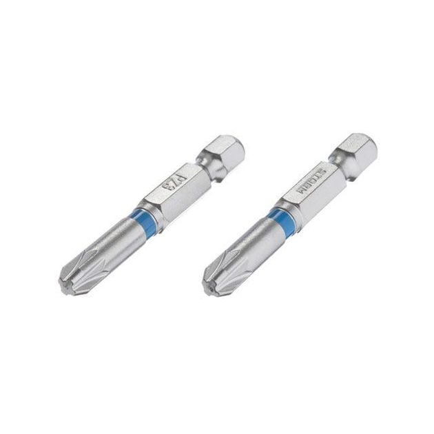 Комплект бит PZ3 1/4" 50мм, S2, 2шт., STORM INTERTOOL VT-0216, фото  | SNABZHENIE.com.ua