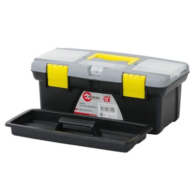 Комплект ящиков для инструмента 3 шт, 10" / 12"/ 14" INTERTOOL BX-0303, фото , зображення 7 | SNABZHENIE.com.ua