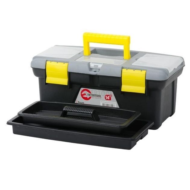 Комплект ящиков для инструмента 3 шт, 10" / 12"/ 14" INTERTOOL BX-0303, фото , зображення 9 | SNABZHENIE.com.ua