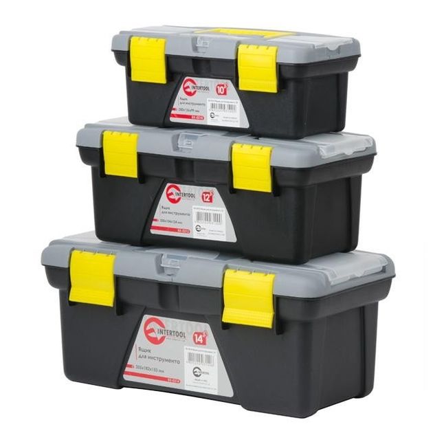 Комплект ящиков для инструмента INTERTOOL BX-0303, 3 шт, 10/12/14, фото  | SNABZHENIE.com.ua