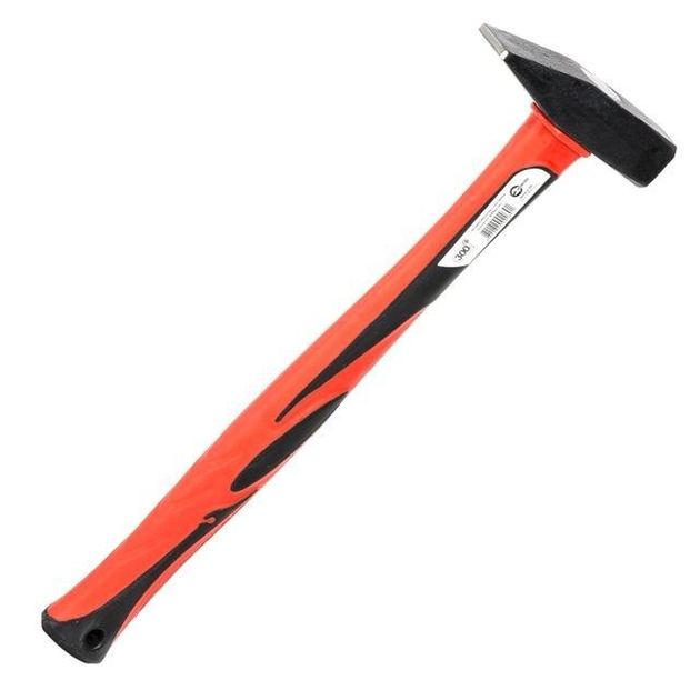 Молоток 300 г, фиберглассовая ручка INTERTOOL HT-0203, фото , изображение 5 | SNABZHENIE.com.ua