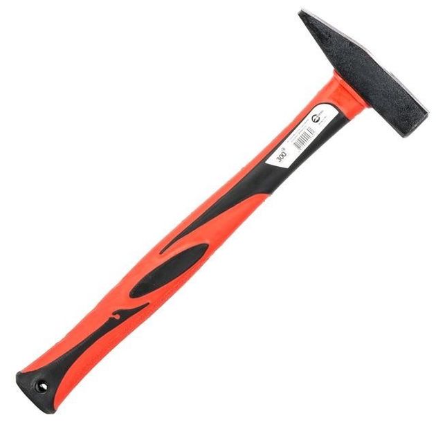 Молоток 300 г, фиберглассовая ручка INTERTOOL HT-0203, фото , изображение 6 | SNABZHENIE.com.ua