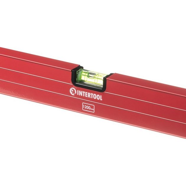 Уровень 1200 мм, 3 глазка INTERTOOL MT-1112, фото , зображення 5 | SNABZHENIE.com.ua