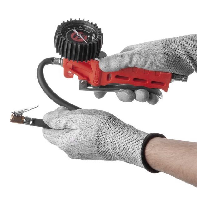 Пістолет для підкачки коліс з манометром 63 мм пневматичний PROF 60G INTERTOOL PT-0505, фото , зображення 6 | SNABZHENIE.com.ua