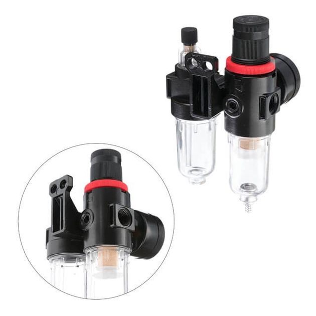 Блок подготовки воздуха 1/4" INTERTOOL PT-1431, фото , изображение 4 | SNABZHENIE.com.ua Блок подготовки воздуха 1/4" INTERTOOL PT-1431, фото , изображение 4 | SNABZHENIE.com.ua