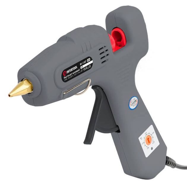 Клеевой пистолет INTERTOOL RT-1107, 120 Вт, 230 В, 10.8-11.5 мм, фото , изображение 2 | SNABZHENIE.com.ua Клеевой пистолет INTERTOOL RT-1107, 120 Вт, 230 В, 10.8-11.5 мм, фото , изображение 2 | SNABZHENIE.com.ua