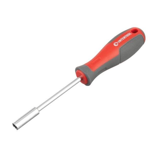 Отвертка магнитная для бит 1/4 100 мм, Cr-V INTERTOOL VT-3300, фото  | SNABZHENIE.com.ua