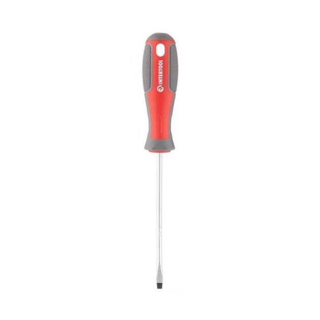 Отвертка шлицевая SL4.0*100 мм, CR-V INTERTOOL VT-3303, фото , изображение 3 | SNABZHENIE.com.ua Отвертка шлицевая SL4.0*100 мм, CR-V INTERTOOL VT-3303, фото , изображение 3 | SNABZHENIE.com.ua